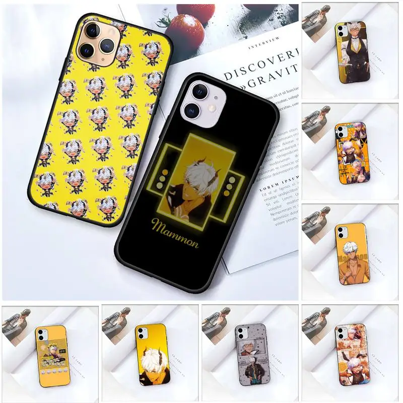 

Mammon obey me Phone Case For iPhone 12 Mini 11 Pro XS Max X XR 7 8 Plus