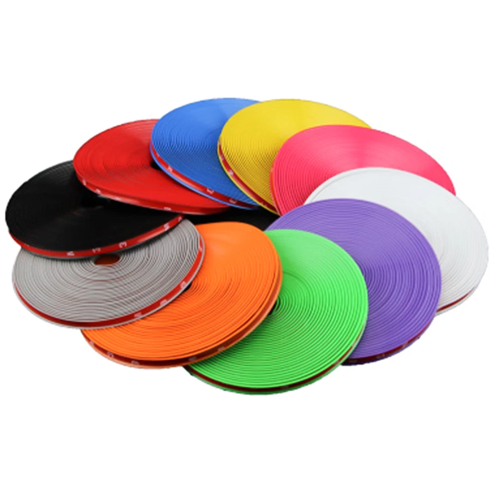 car Styling Vehicle Rim Sticker Color Tire Guard Line for KIA-SPORTAGE MAZDA-6 Series vw-GOLF VI HONDA-fit | Автомобили и