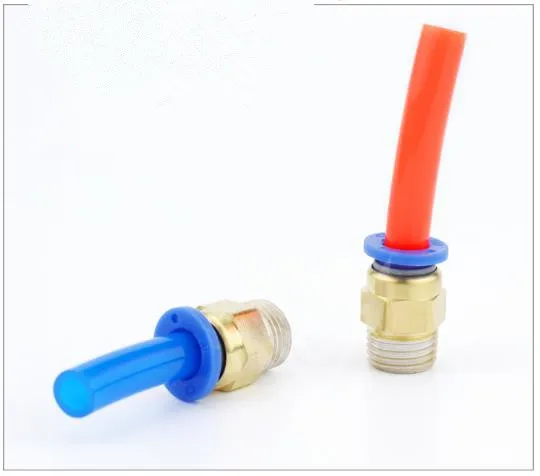 5 шт. Push in trachea коннектор Male 4 6 8 10 12 14 16 мм прямой толчок в пневматическом фитинге