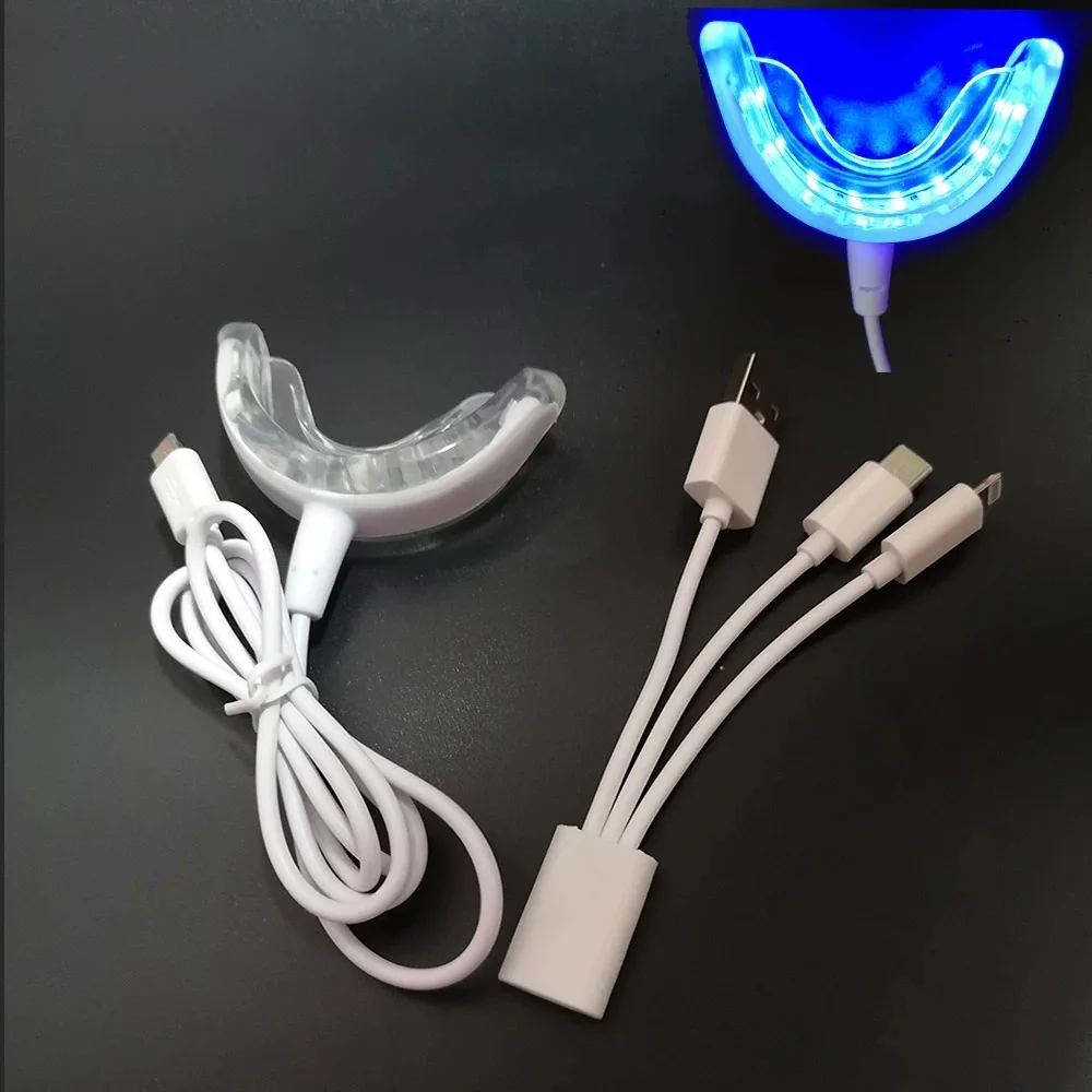 

Hot Sale Led Teeth Whitening Device Dental Bleaching System Portable Smart Whitening Instrument With Usb Charging