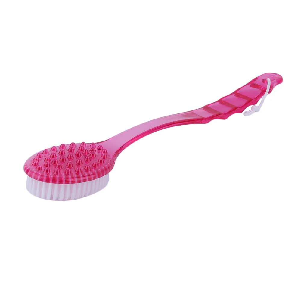 

Bath Brush Back Body Bath Shower Sponge Scrubber Brushes With Handle Exfoliating Scrub Skin Massager Exfoliation Bathroom Brush