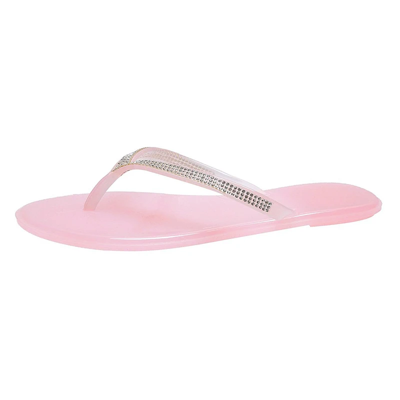 

2021 Summer Flip Flop Women's Slippers Women Fashion Crystal Sandalias Woman Flats Ladies Outdoor Beach Slides Female Shoes