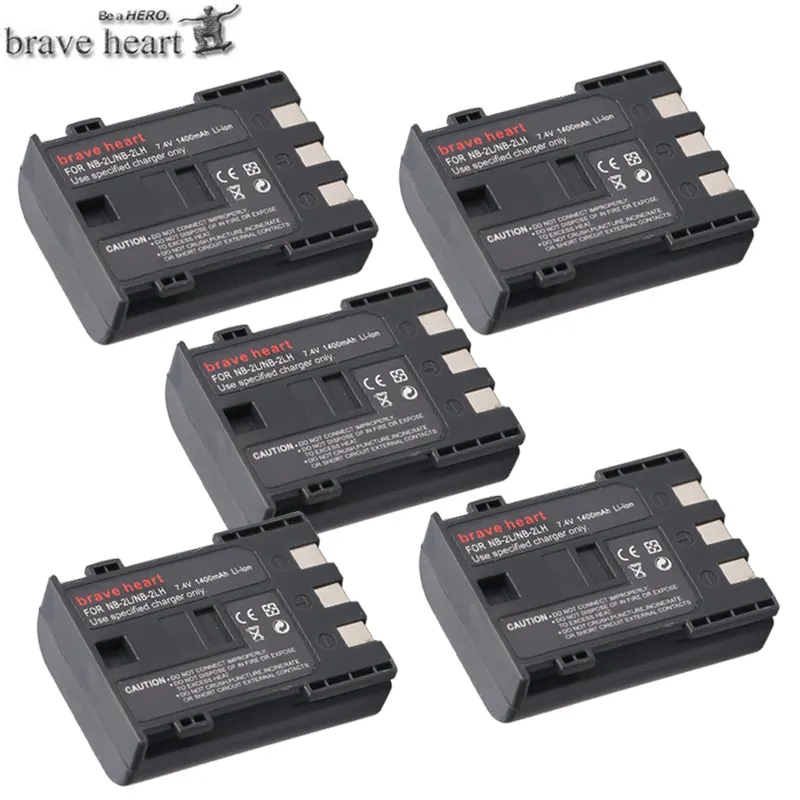 10x Bateria NB2L NB-2LH NB2LH 2LH 2L NB-2L 2L14 Batteries for Canon EOS 400D S80 S70 S50 S60 350D G7 G9 Kiss N X Rebel XT XTi |