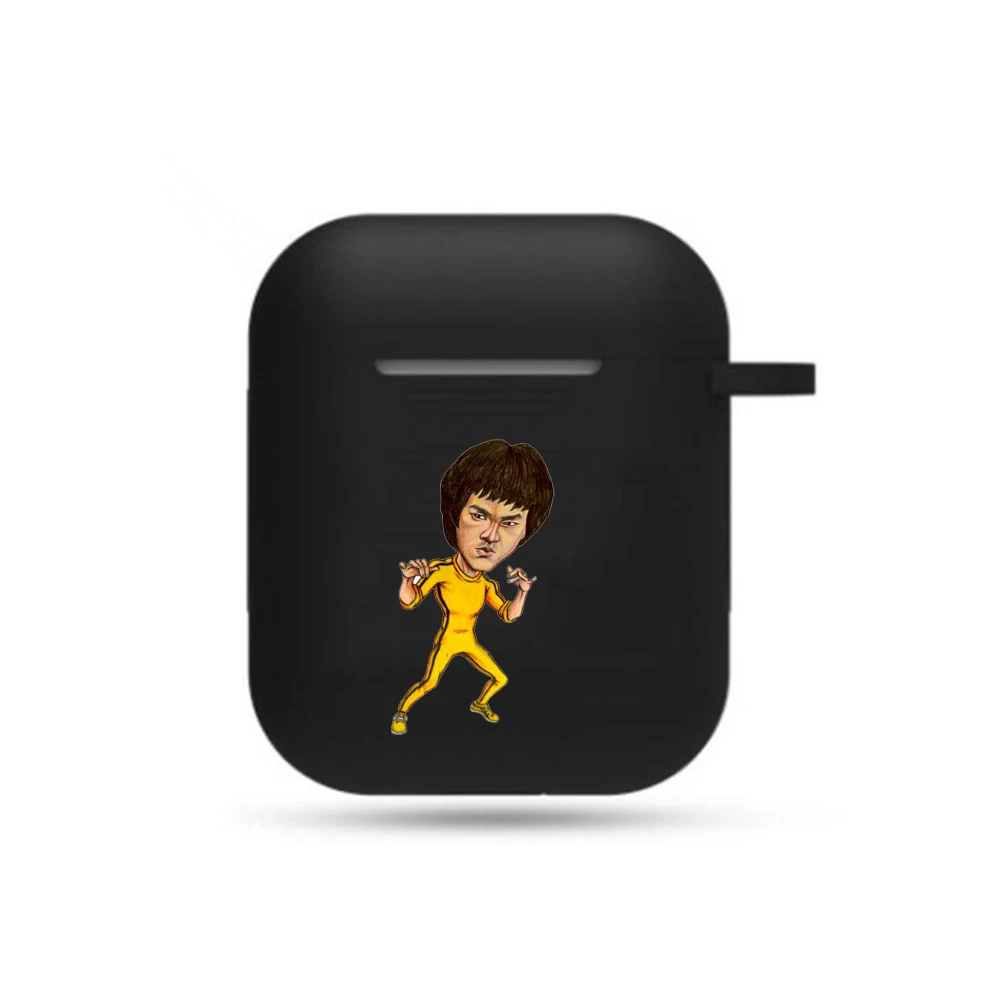 

Chinese Kung Fu star Cartoon Earphone case Protective Headset Cover boy girls Bluetooth Airpods Earphone Case Headphone Case