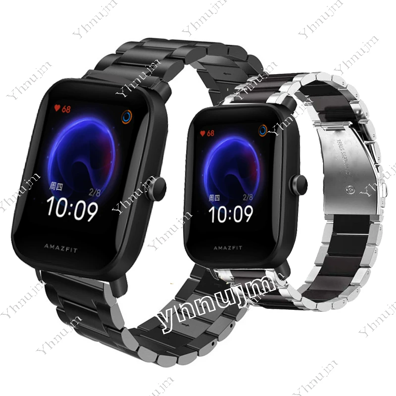 

Metal Wrist Band Huami Amazfit Bip U Smart Watch Stainless Steel Watchband Watch Strap Norwegian Adult