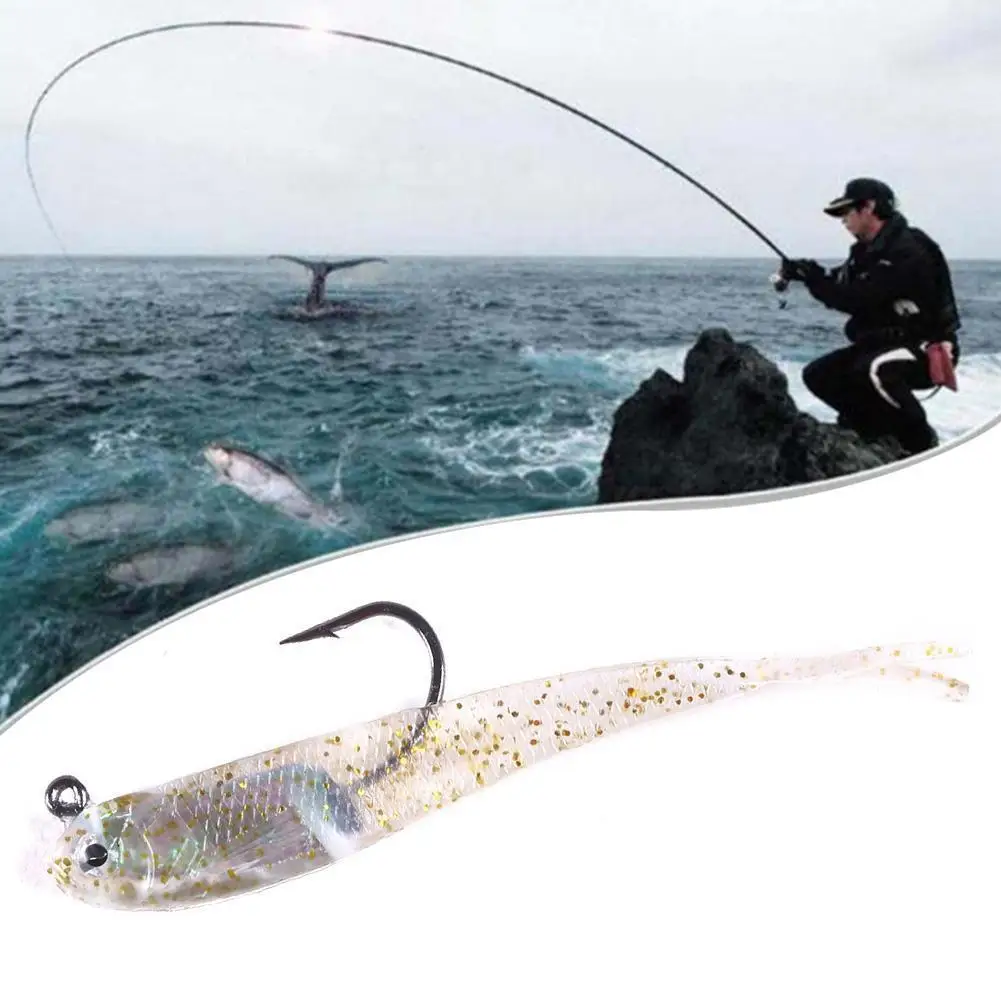 

Luya Bait Multicolor Forktail Wrapped Lead Fishing Bait Silicone Artificial Soft Bait Single Bag Two Specifications