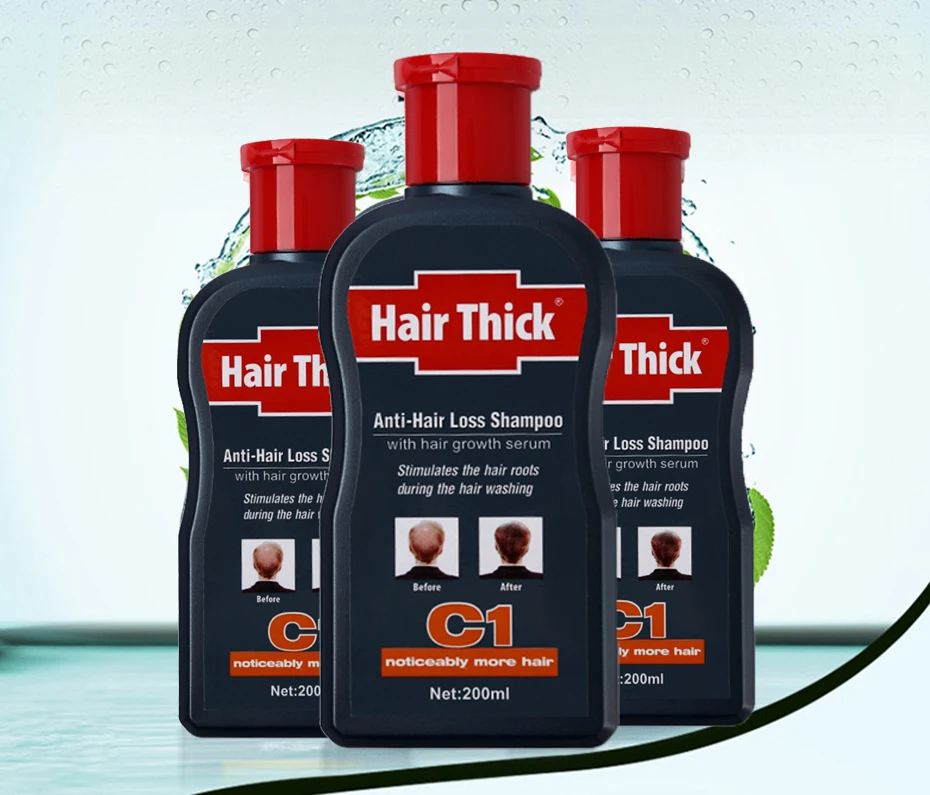 1 шт. Dexe C1 шампунь против выпадения волос унисекс для лечения с сывороткой роста