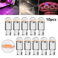 10x t10 501 led car side light pink bulbs error free canbus xenon w5w sidelight 0 15a signal lamp car lights