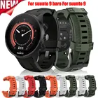 Ремешок силиконовый для смарт-часов SUUNTO 9 Baro, 24 мм