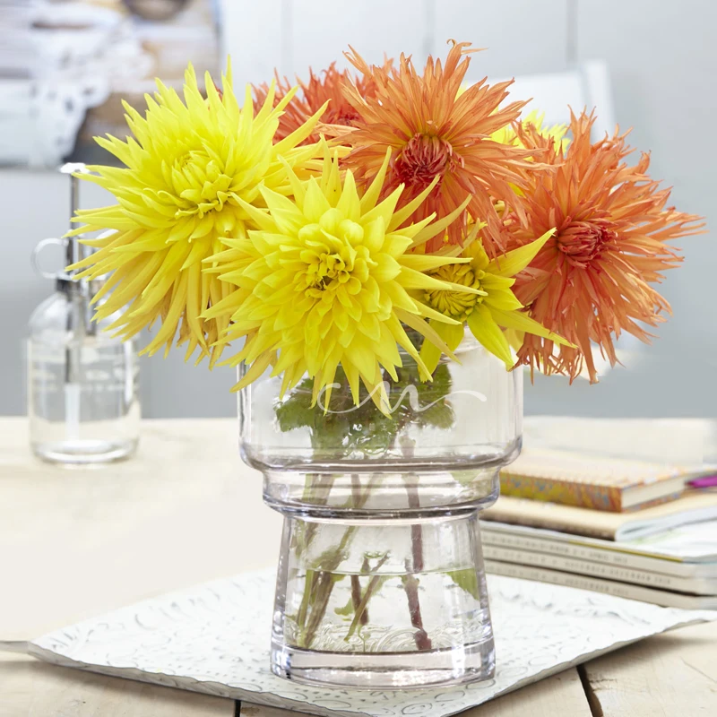 Стеклянный подсвечник домашний декор отель свадьба креативная ваза для цветов