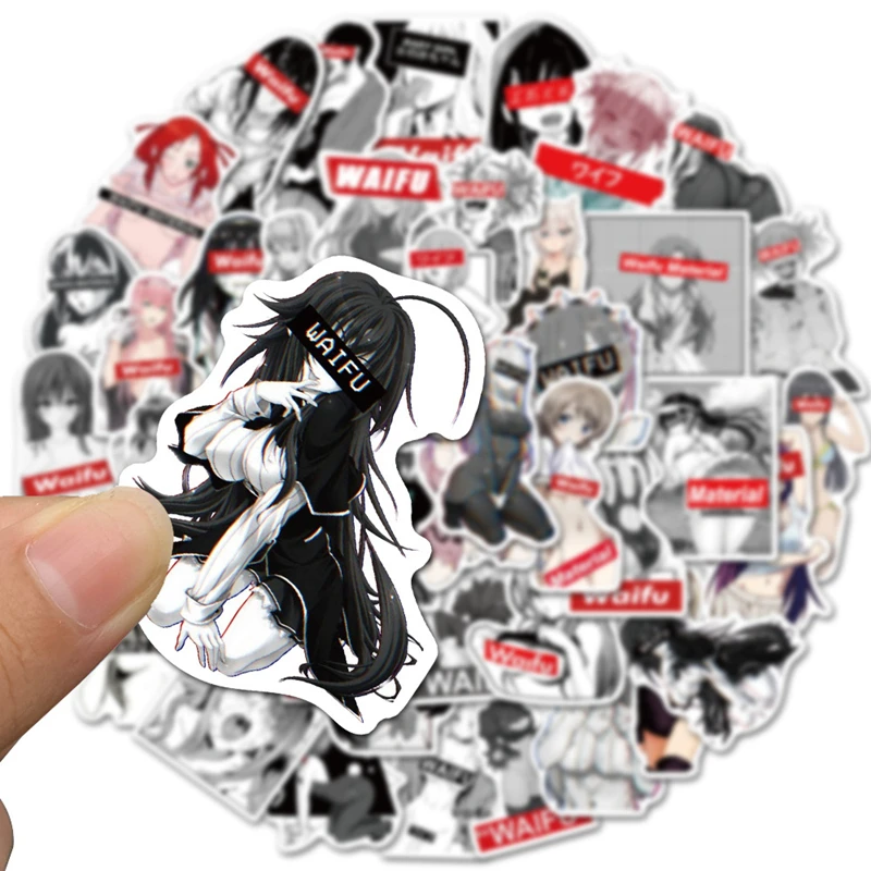 

10/30/50/100Pcs Waifu Hentai Sexy Pinup Stickers Waifu Girl Anime Sticker Laptop Pvc Cartoon Graffiti Decals Classic Toys Gifts