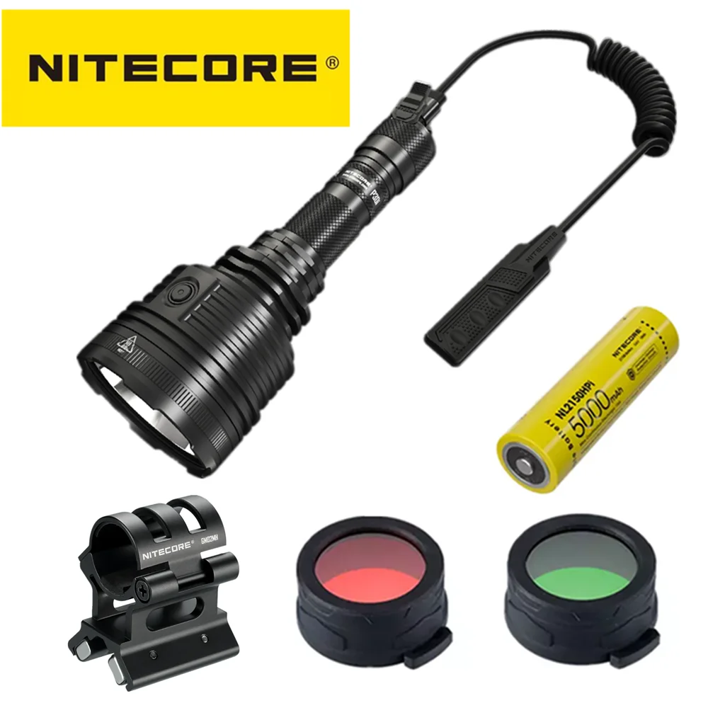 Оригинальный фонарик NITECORE P30i использует CREE XHP35 HI светодиодный 2000 люмен