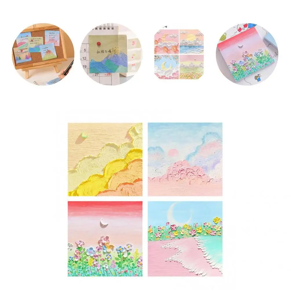 

Самоклеящиеся портативные стикеры в современном стиле с тонкой текстурой для студентов