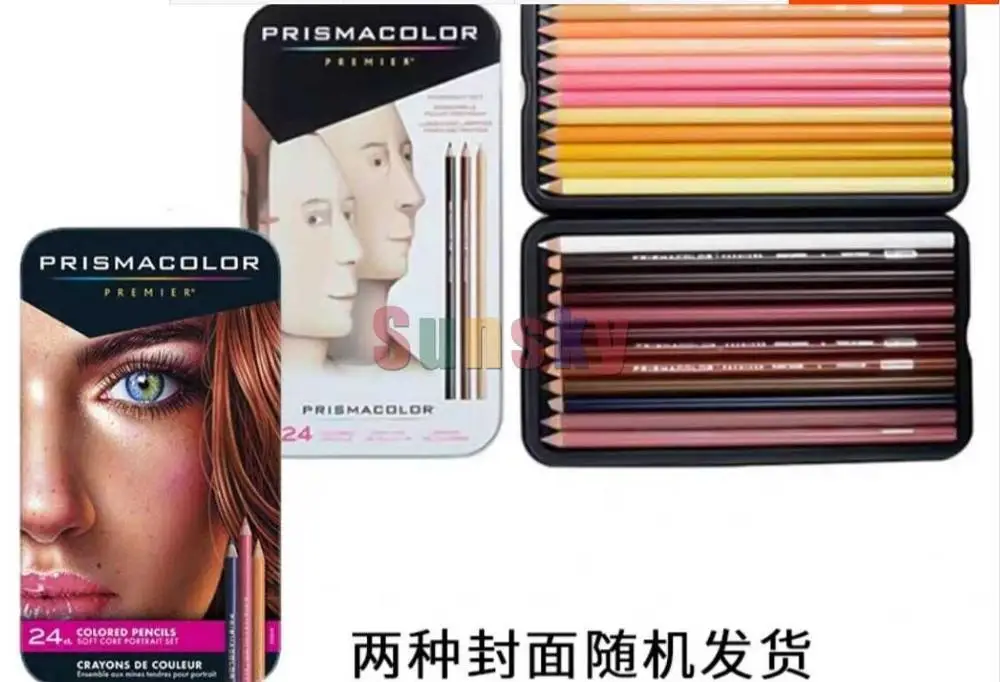 США Prismacolor Premier 24 цвета кожи цвет Портрет карандаш жирной мягкий большое ядро