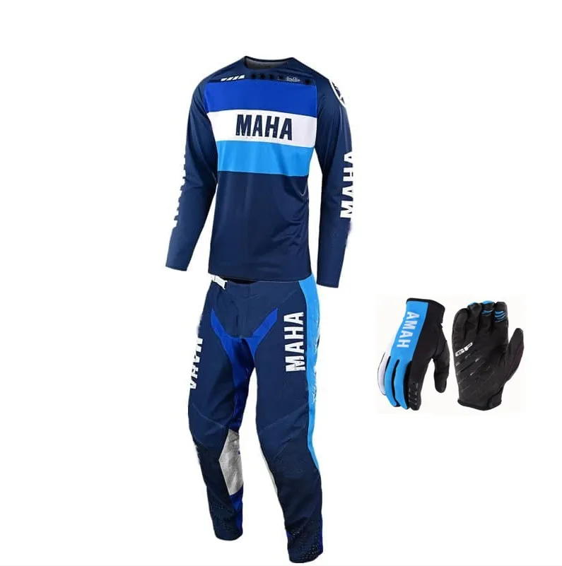 Мужские штаны и трикотажные футболки MX для мотоциклов yamaha MTB BMX внедорожный