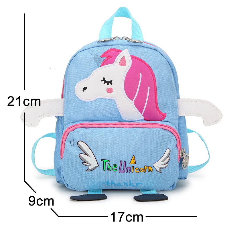 Детский школьный ранец с мультипликационным рисунком, милый рюкзак в виде единорога для детского сада, маленький школьный портфель с защит... от AliExpress WW