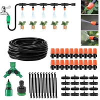5m 50m fog cold automatic garden watering system drip irrigation system diy plant watering kit drip irrigation spray set