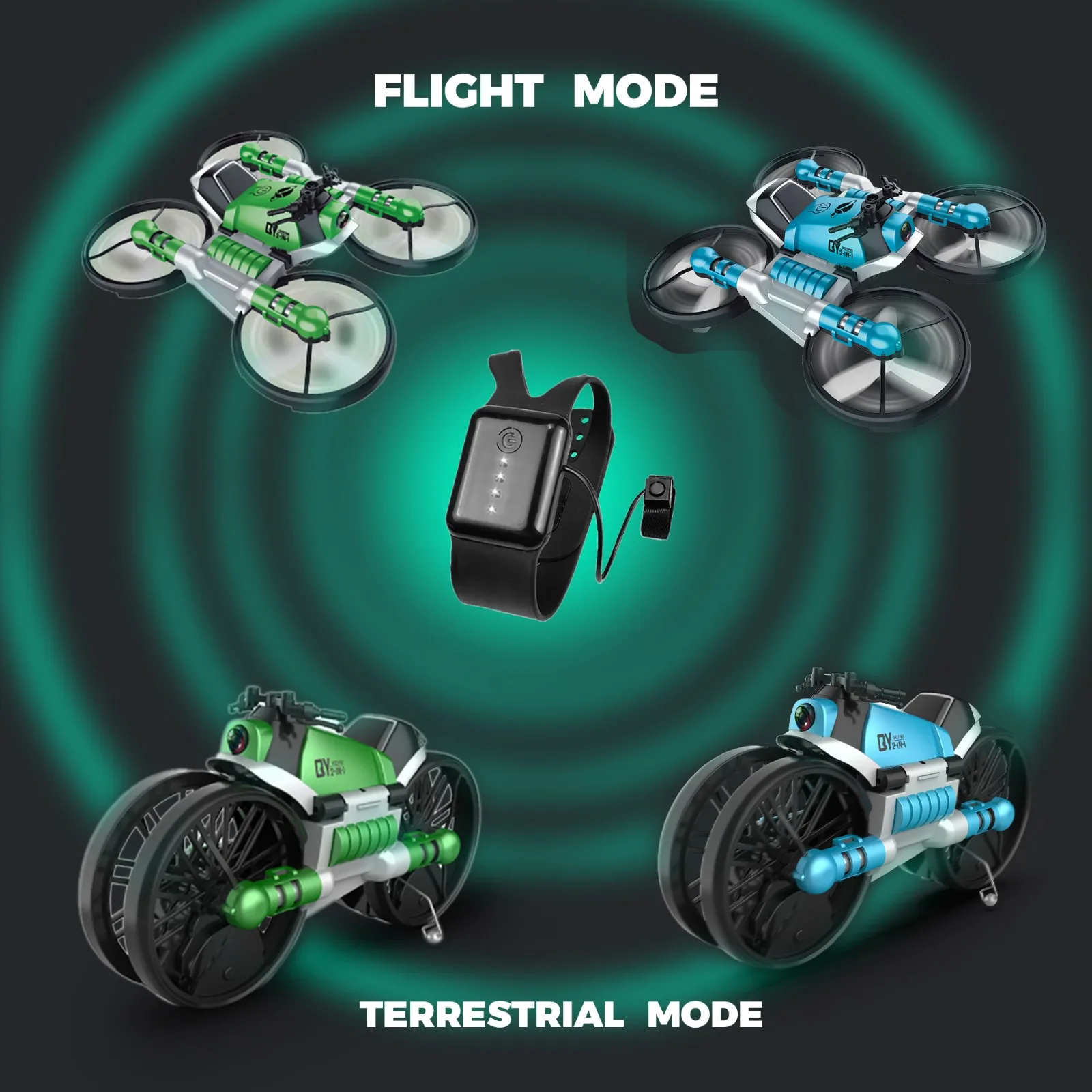 Уникальный H6 2 в 1 складное часы дрона с дистанционным управлением автомобиля