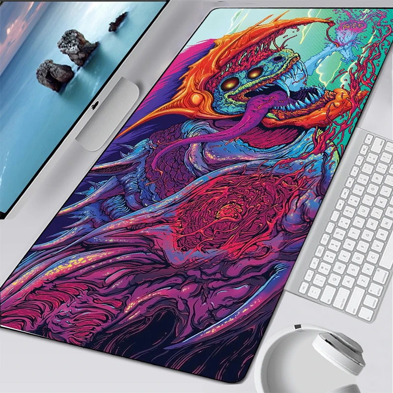 

Cool Mouse Pad CSGO Large Mouse pads Rubber Anti-slip Hyper Beast Mousepad Mats Gaming Mouse Keyboard CS GO Speed Mice Mat Pad