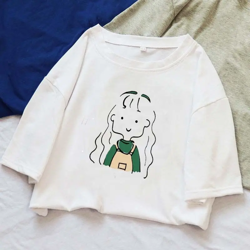 

2021 New Style Print Casual Harajuk Female's tshirts Unisex Short Sleeve T Shirt HipHop Summer Women T-shirt Streetwear Tops