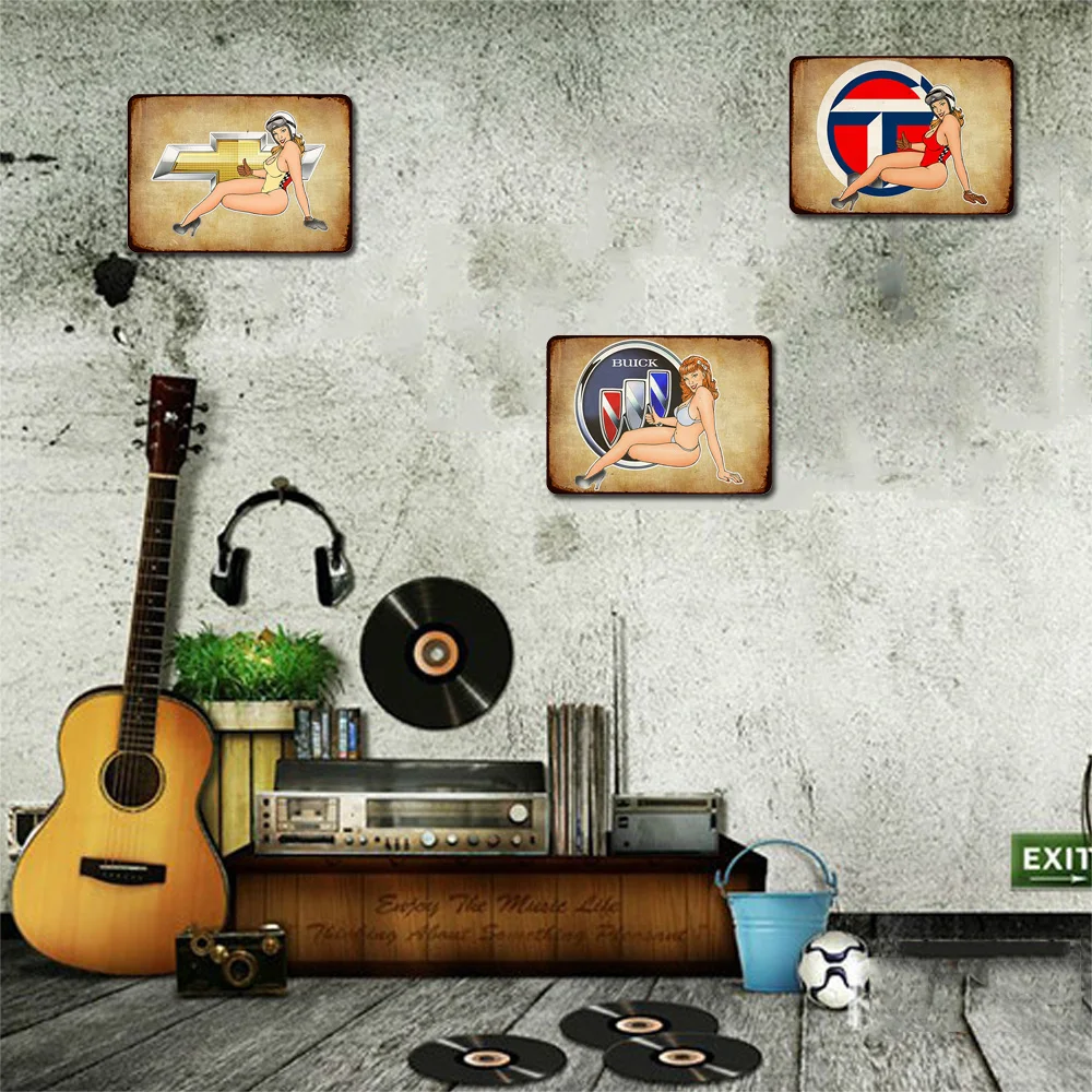 Ретро город Нью Йорк классический винтажный шикарный оловянный знак