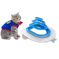 cat toilet training kit pet litter box sand tray system professional trainer tool cover urinal seat cleaning supplies for kitten