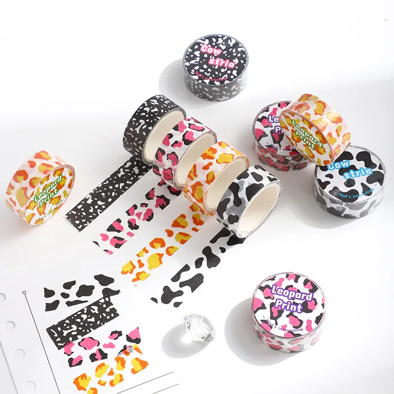 

1.5cm x 3m Sweet Life Cheese Cute PET Paper Washi Tape Journal DIY Scrapbooking Sticker Cow Japanese Stationery