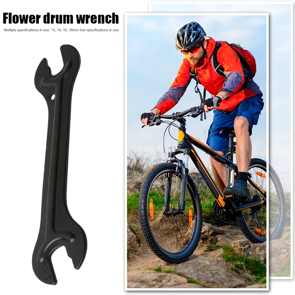 

Hub Cone Wrench Spanner Bicycle Repair Tool Steel Mountain Bike Axle Hub Cone Wrench Spanner Bicycle Repair Maintenance Tool