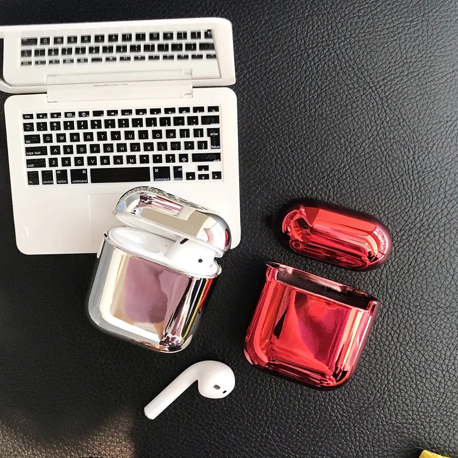 Для AirPods чехол милый компьютер гальванический Кобура Оболочка беспроводная