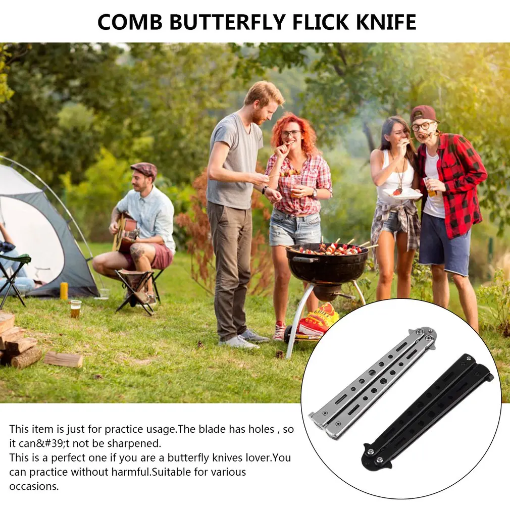 Складной нож из нержавеющей стали расческа инструменты для укладки