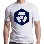 Новинка 2021, летняя мужская повседневная футболка с принтом, модная криптовалюта Crypto.com, экс-Монако (MCO), Мужская модная стильная футболка 2021