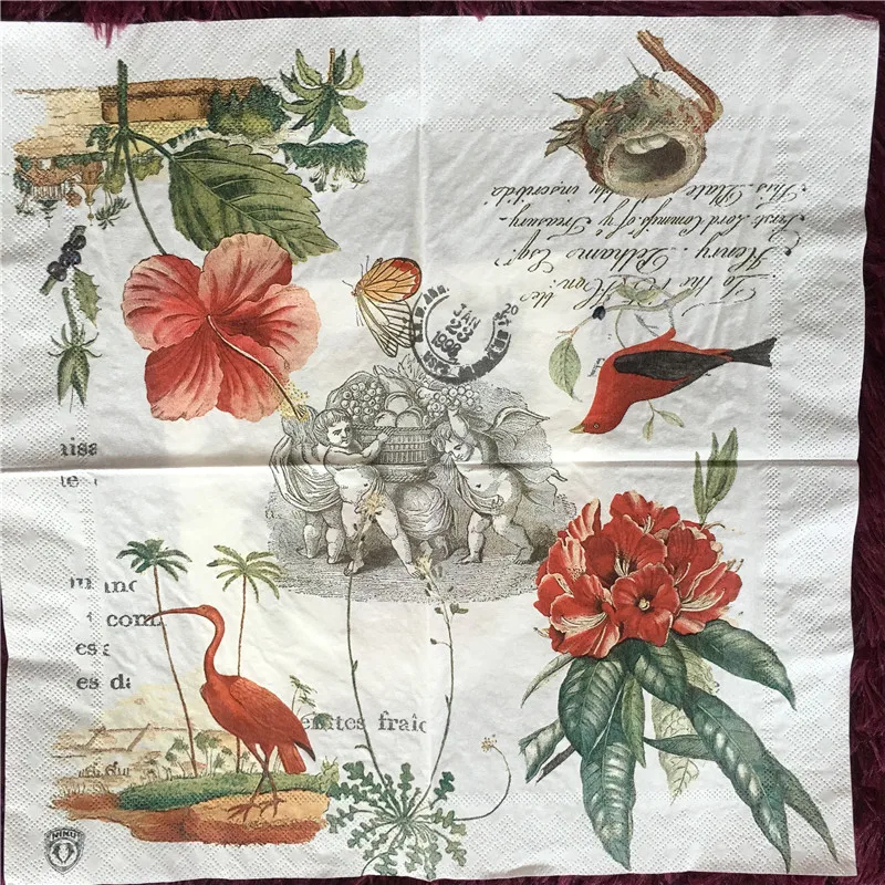 

Одноразовые салфетки для декупажа 20 шт