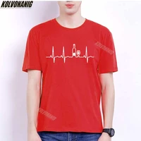 red wine heartbeat printed mens t shirts summer cotton harajuku streetwear men funny oversized t shirt gothic clothes tops