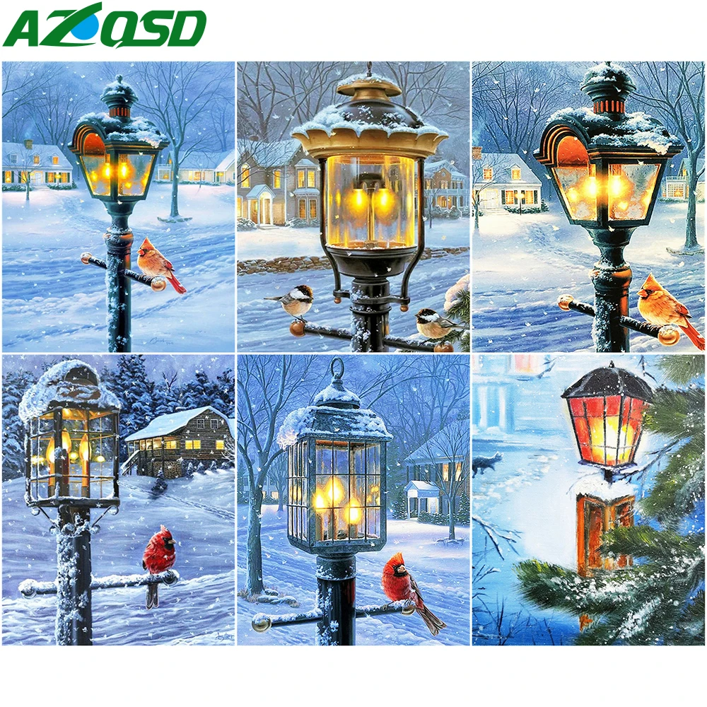 Картина AZQSD по номерам наборы холста ландшафтный Декор для дома акриловая краска