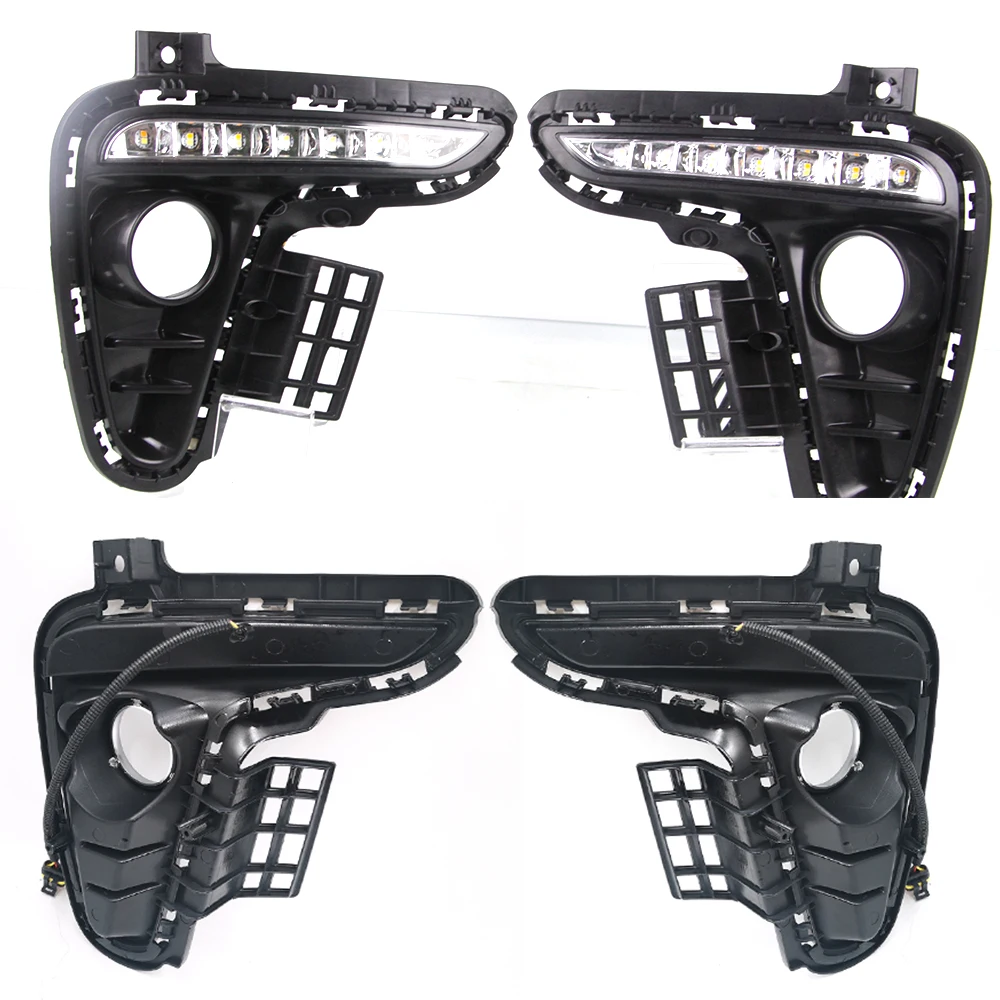 Автомобильные дневные ходовые огни 2 шт. ДХО 12 светодиодный светодиодные авто для