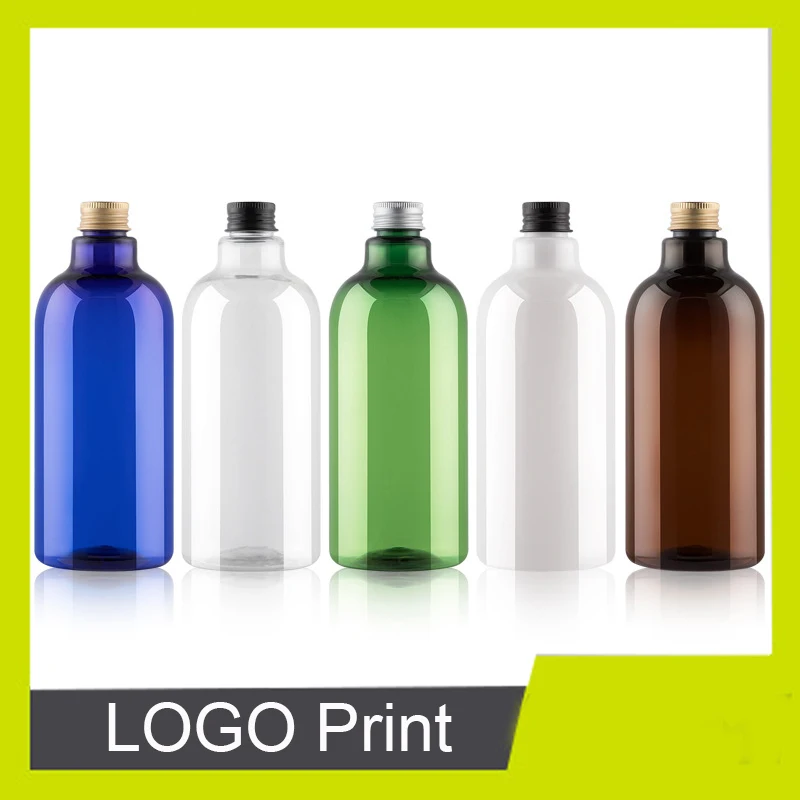 20 шт./партия 500 мл бутылка для домашних животных с Алюминий винт крышка пустые