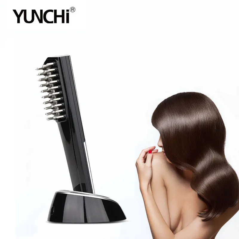 Электрическая массажная расческа Вибрационный массажер технология холодного