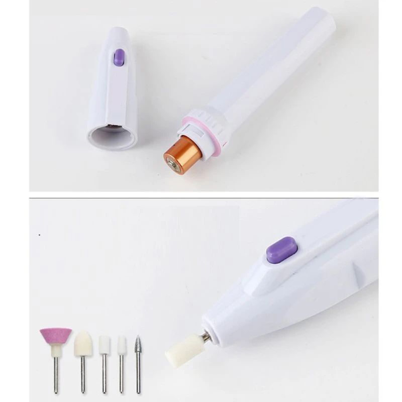 

Electric Nail Polisher Epoxy Resin Jewelry Making DIY Drill Pen Grinding Machine Polishing Tools Equipments with 7 Drill Screw