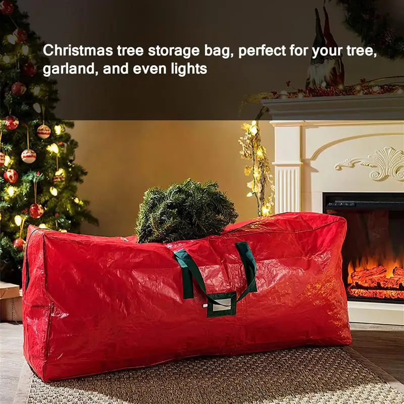 Christmas Tree Storage Bag Dustproof Cover Organizer Polyethylene For | Дом и сад