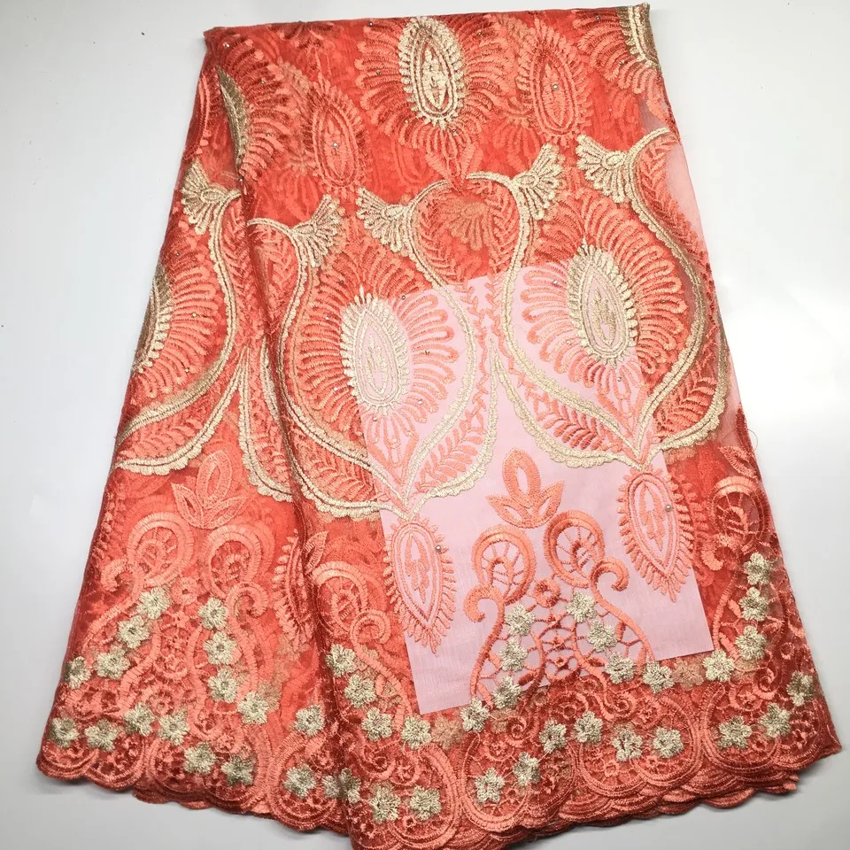 Африканская кружевная ткань 2021 нигерийские кружева с вышивкой для невесты