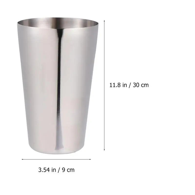 

4pcs Cocktail Shakers Set Stainless Steel Boston Shaker Professional Bartender Tools for Bar Restaurant