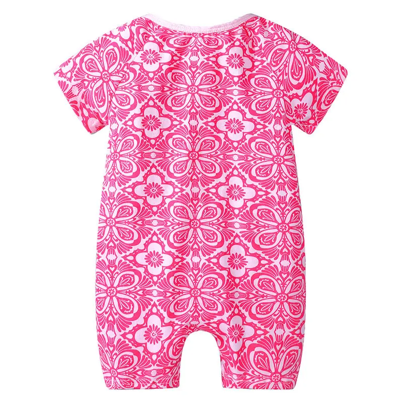 Лидер продаж детский комбинезон на молнии хлопковая одежда с короткими рукавами