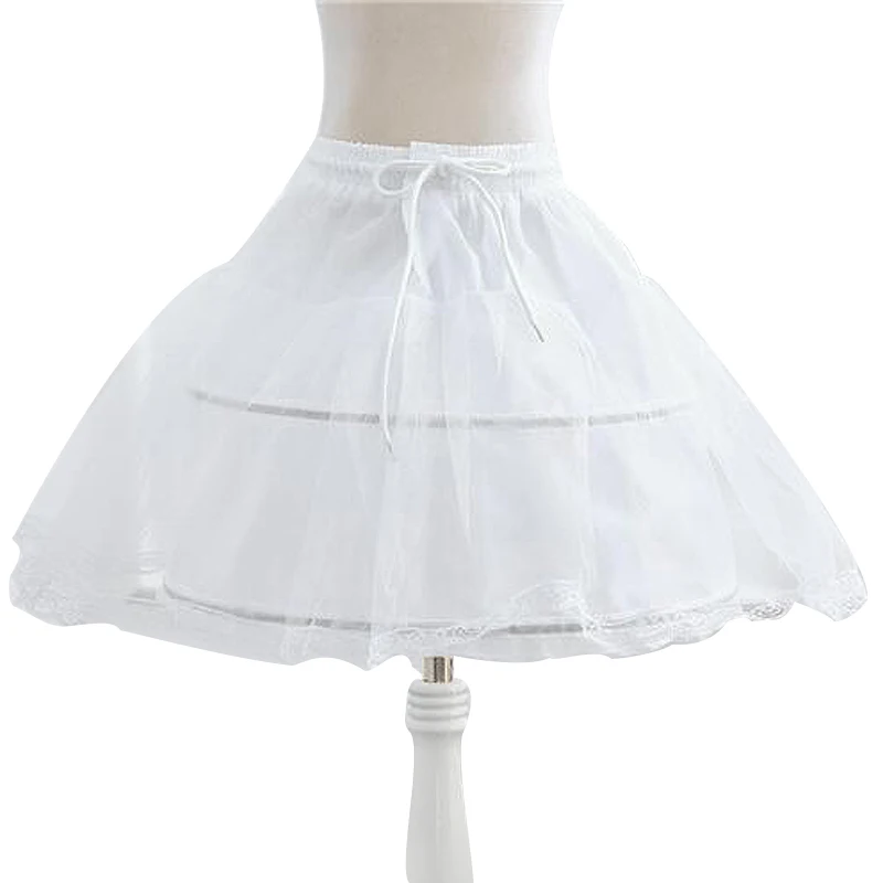 Petticoat Коллекция года, кружевное платье-пачка принцессы с цветочным рисунком для девочек возрастом от 4 до 10 лет, свадебное платье, вечернее платье для девочек, одежда для малышей, Disfraz - Цвет: Petticoat
