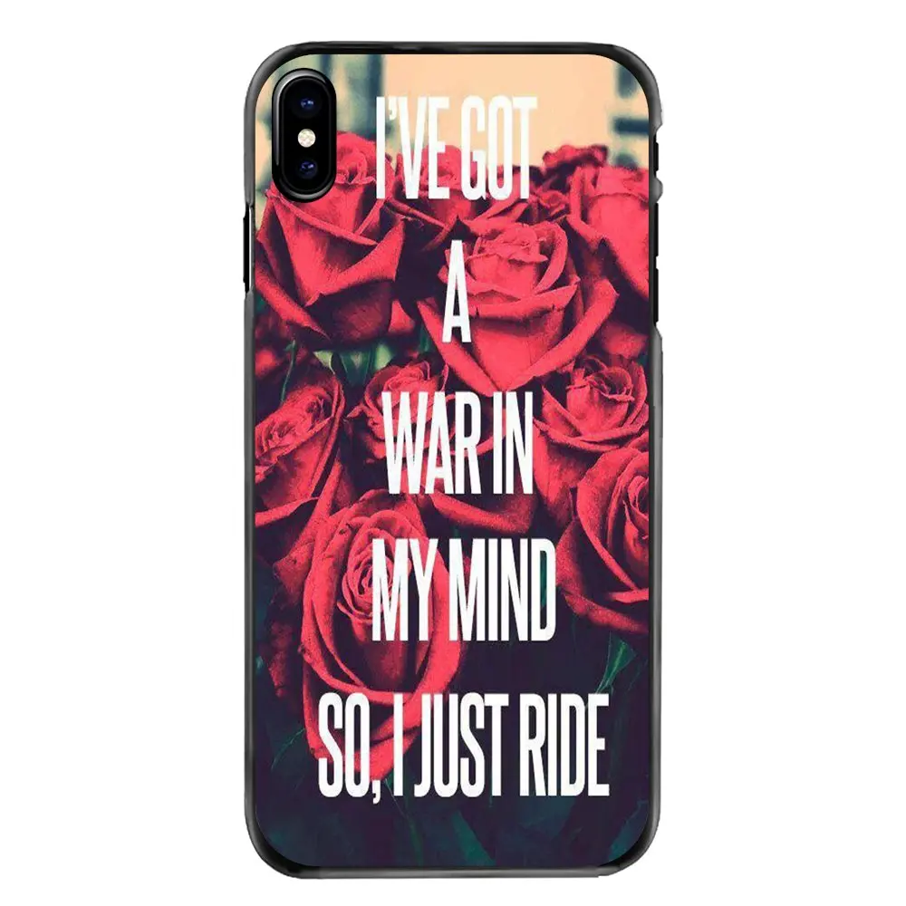 For iPhone 4 4S 5 5S 5C SE 6 6S 7 8 Plus X XR XS Max iPod Touch Accessories Phone Bag Case lana del rey lyrics Quote Print |