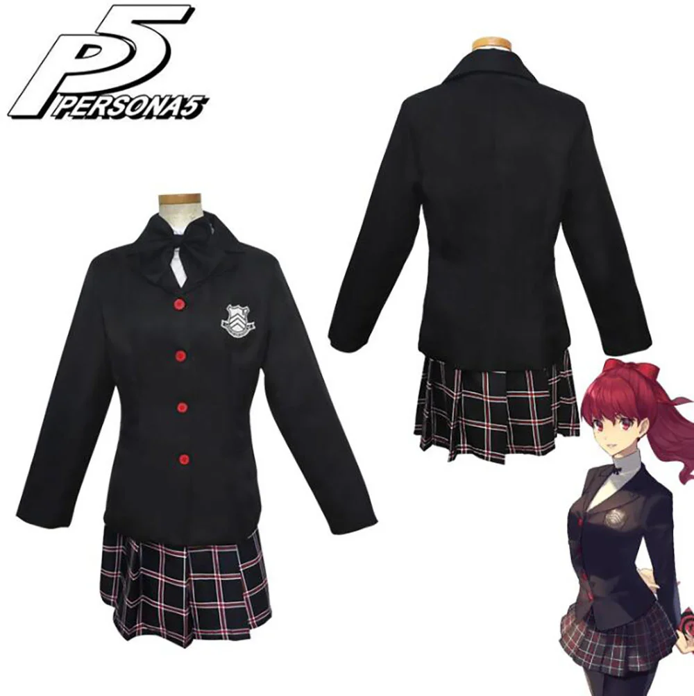 

Школьная форма Persona 5 Kasumi Yoshizawa, косплей-костюм для женщин и девочек, карнавальные костюмы на Хэллоуин