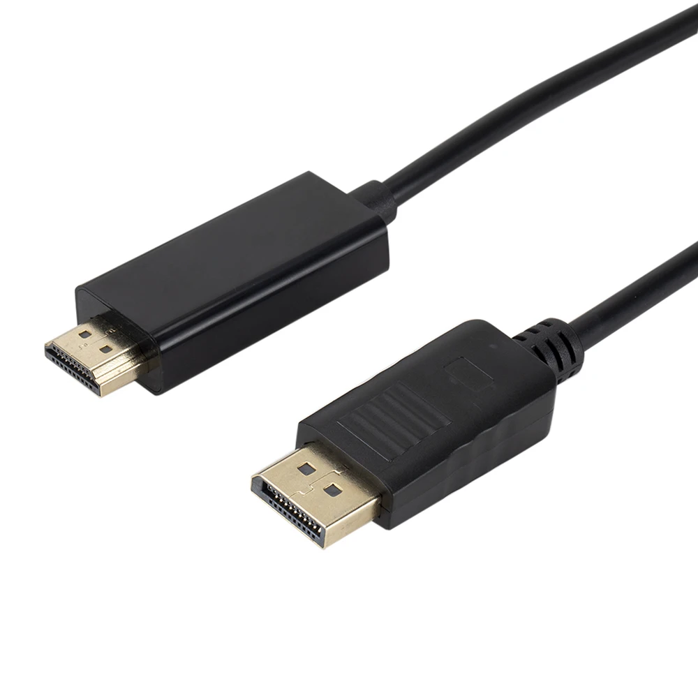 Kebidu 1080P 1 8 M / 3M порт дисплея Порт DP штекер-штекер M/M Кабель-адаптер к HDMI-совместим с