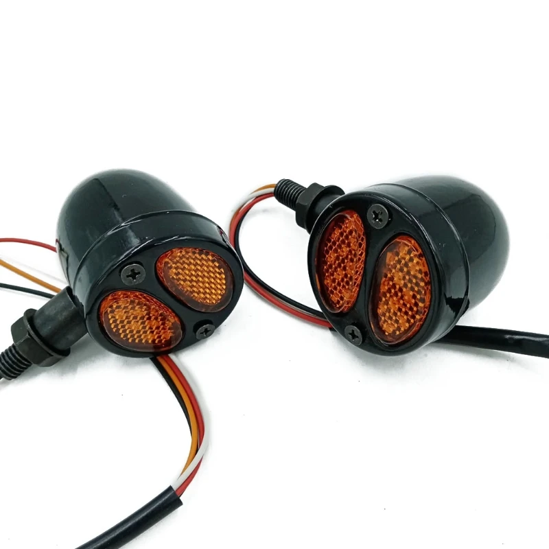 

Motorcycle Turn Signal Lights Motorcycle Indicator LED Flashing Tail Light X37F