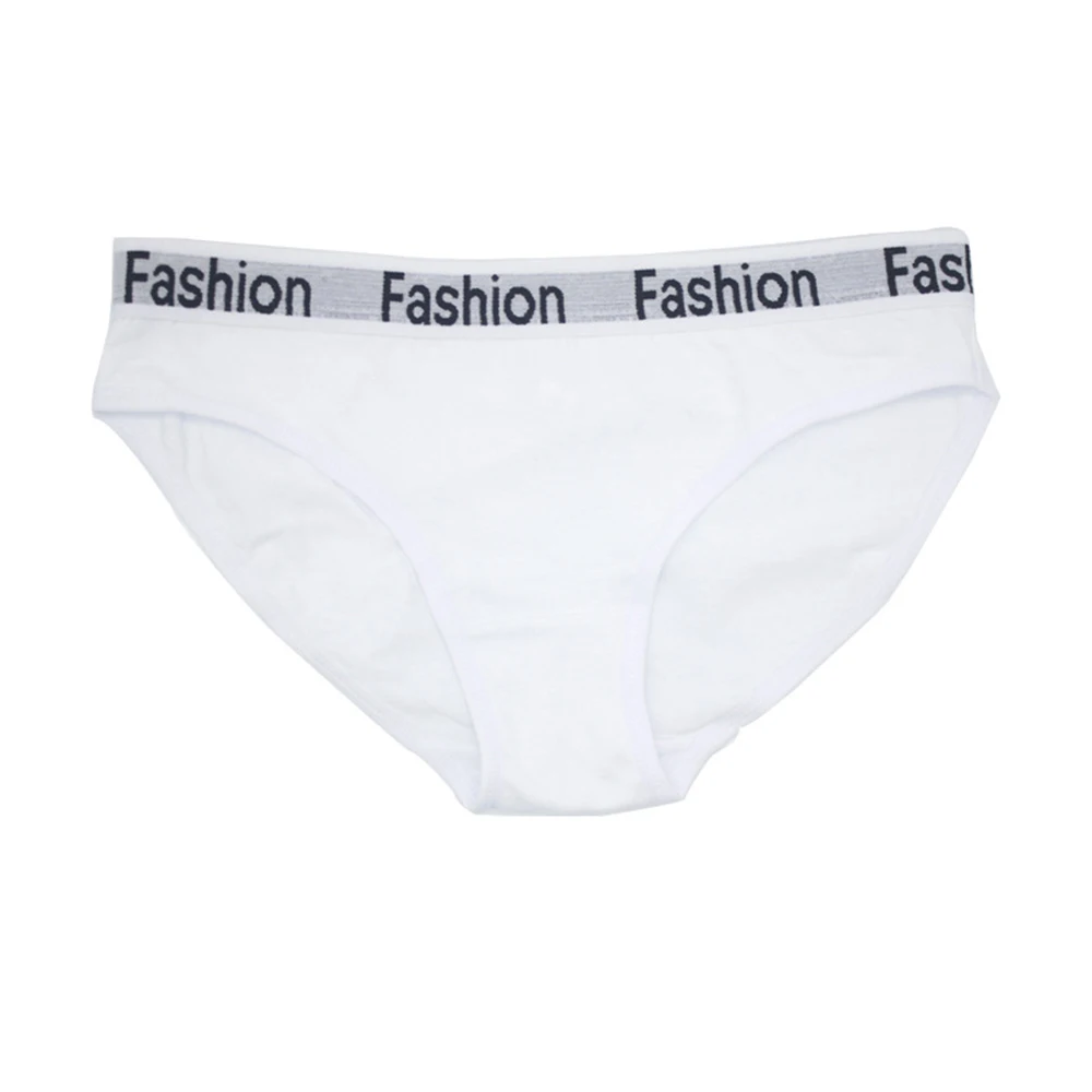 

Low Waist Hip-Lifting Underwear Women Pure Cotton Comfortable Girls Panties Sexy Sports Briefs Female Letter Underpants
