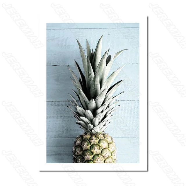

Calm Lake Pineapple Landscape Poster Nordic Style Waterproof Ink Painting Print Art Painting Modern Bedroom Decoration