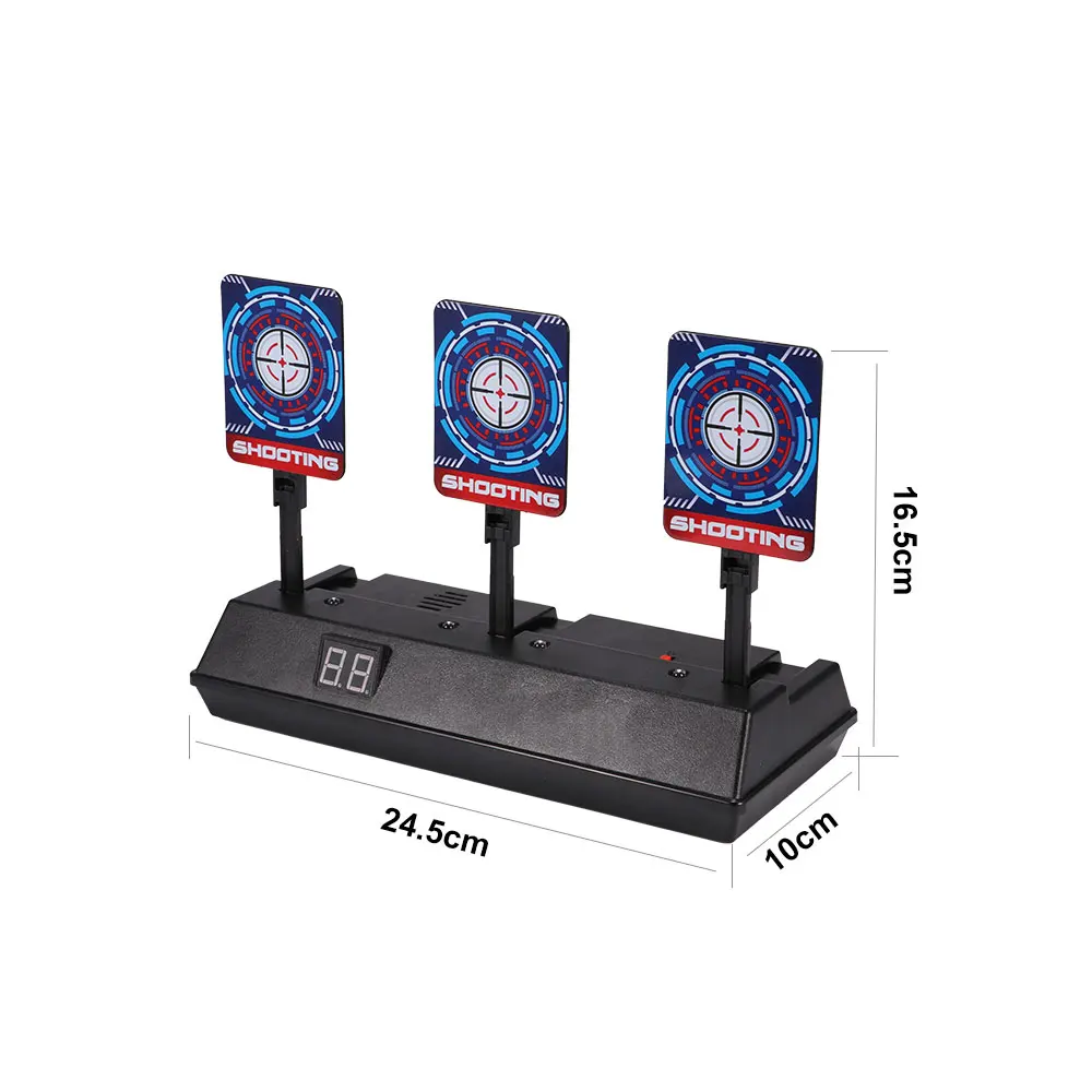 

DIY Gun Accessories High Precision Scoring Auto Reset Electric Target Toys Set For Bullets Outdoor Sports Guns Toy For Kids Gift
